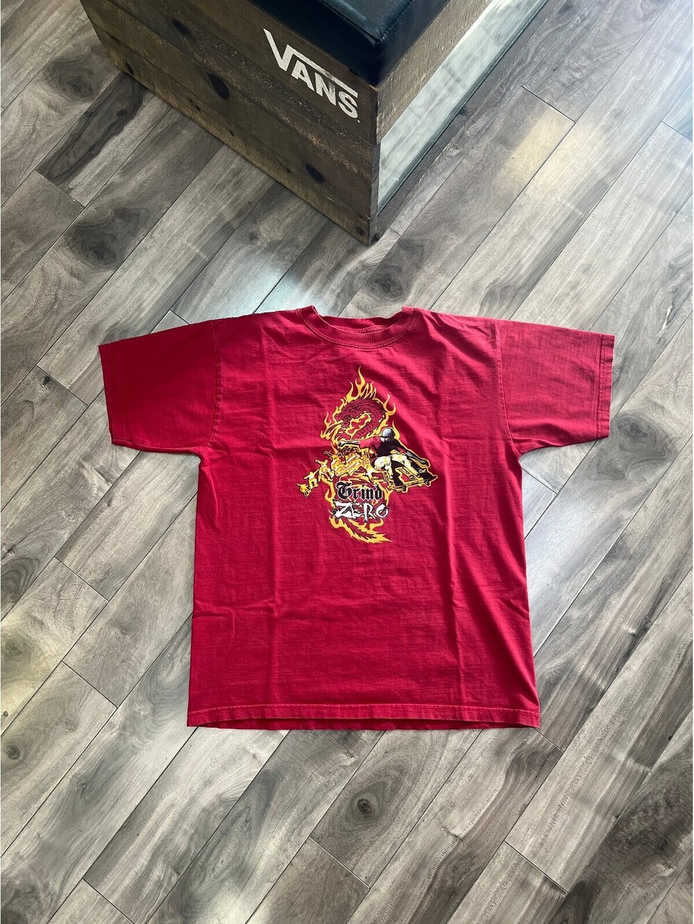 Y2K Grind Zero Skateboard Tee – Size M